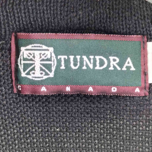 ツンドラ tundra カナダ製 立体編み 3Dコットンニット メンズ JPN:M